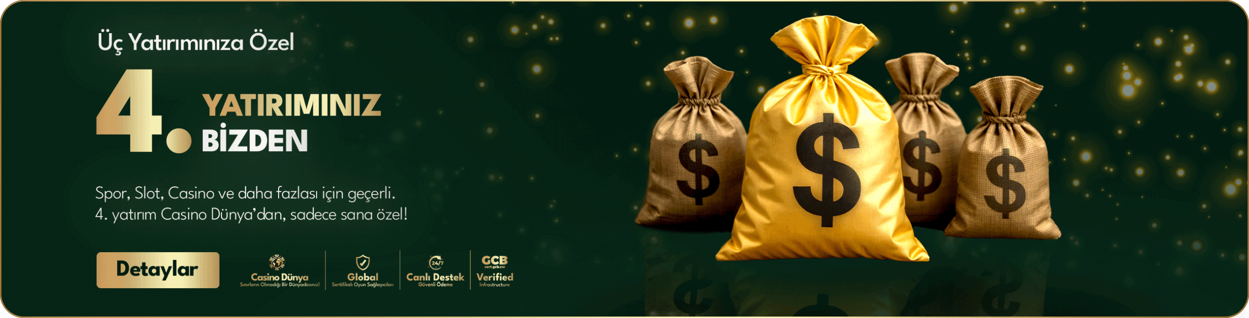Casinodünya Hızlı Yatırım ve Çekim İşlemleri